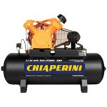 Compressor de Ar Industrial 25 Pés 250L 5HP 220/380V - Trifásico CHIAPERINI-CJ25APV250L