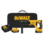 Martelete Perfurador Rompedor SDS-Plus 3KG 2.6J 20V Max Brushless com 2 Baterias Carregador e Bolsa DEWALT-DCH133H2-BR