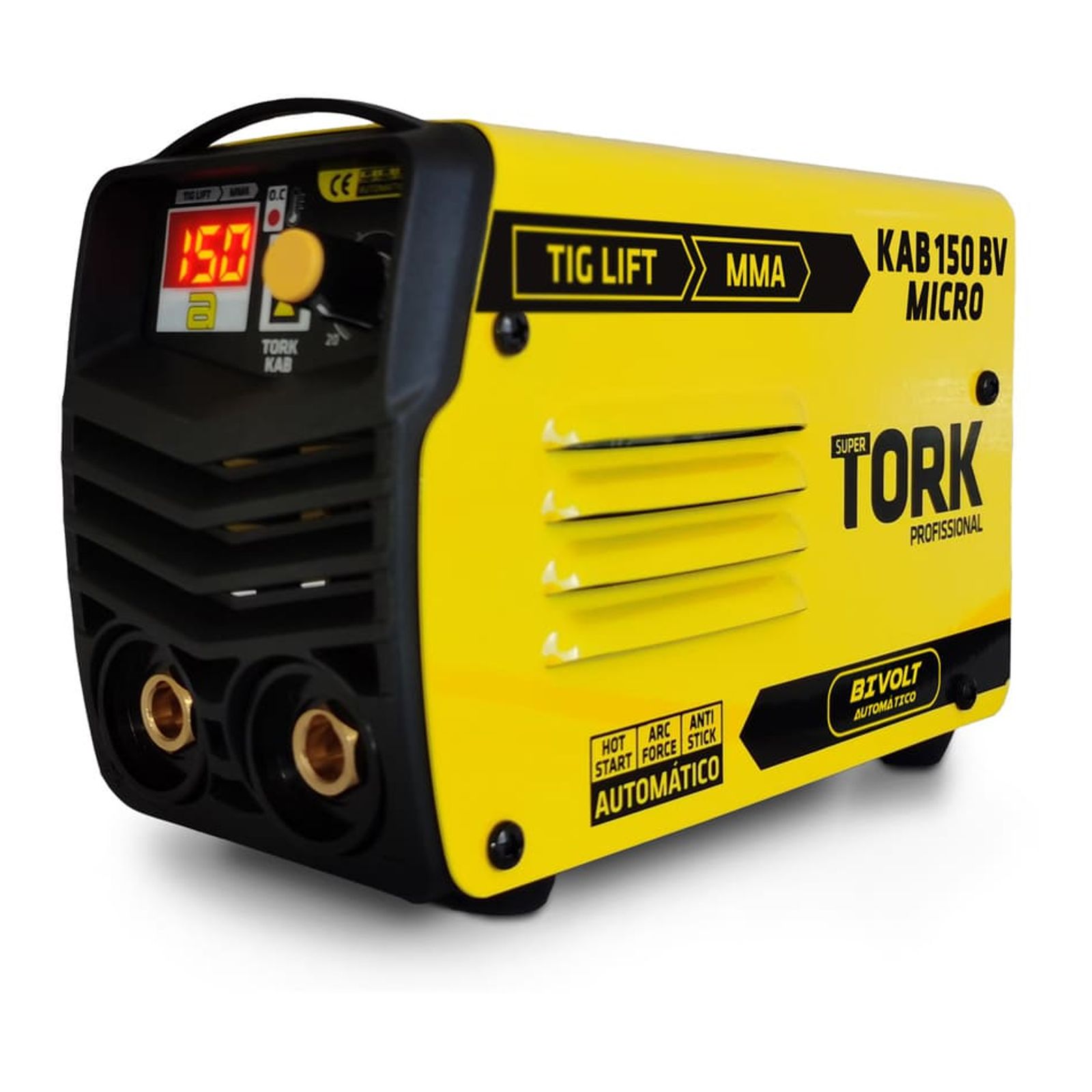 36472901-1600-1600 Inversora de Solda 150A Eletrodo/TIG KAB 150 MICRO 220v SuperTork - Imagem 1