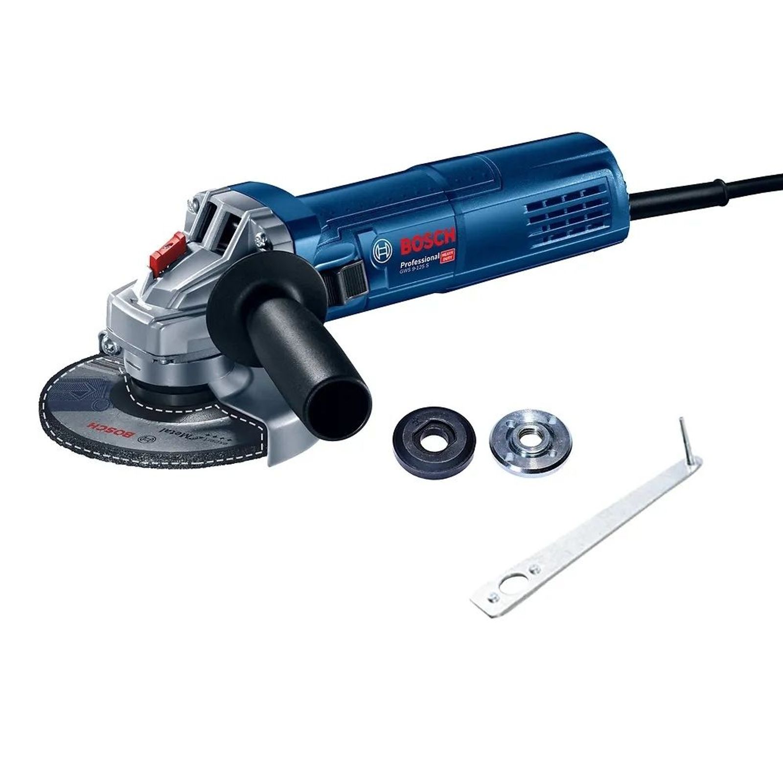 36568842-1600-1600 Esmerilhadeira Angular de 5" (125mm) 900W GWS-125S Bosch - Imagem 1