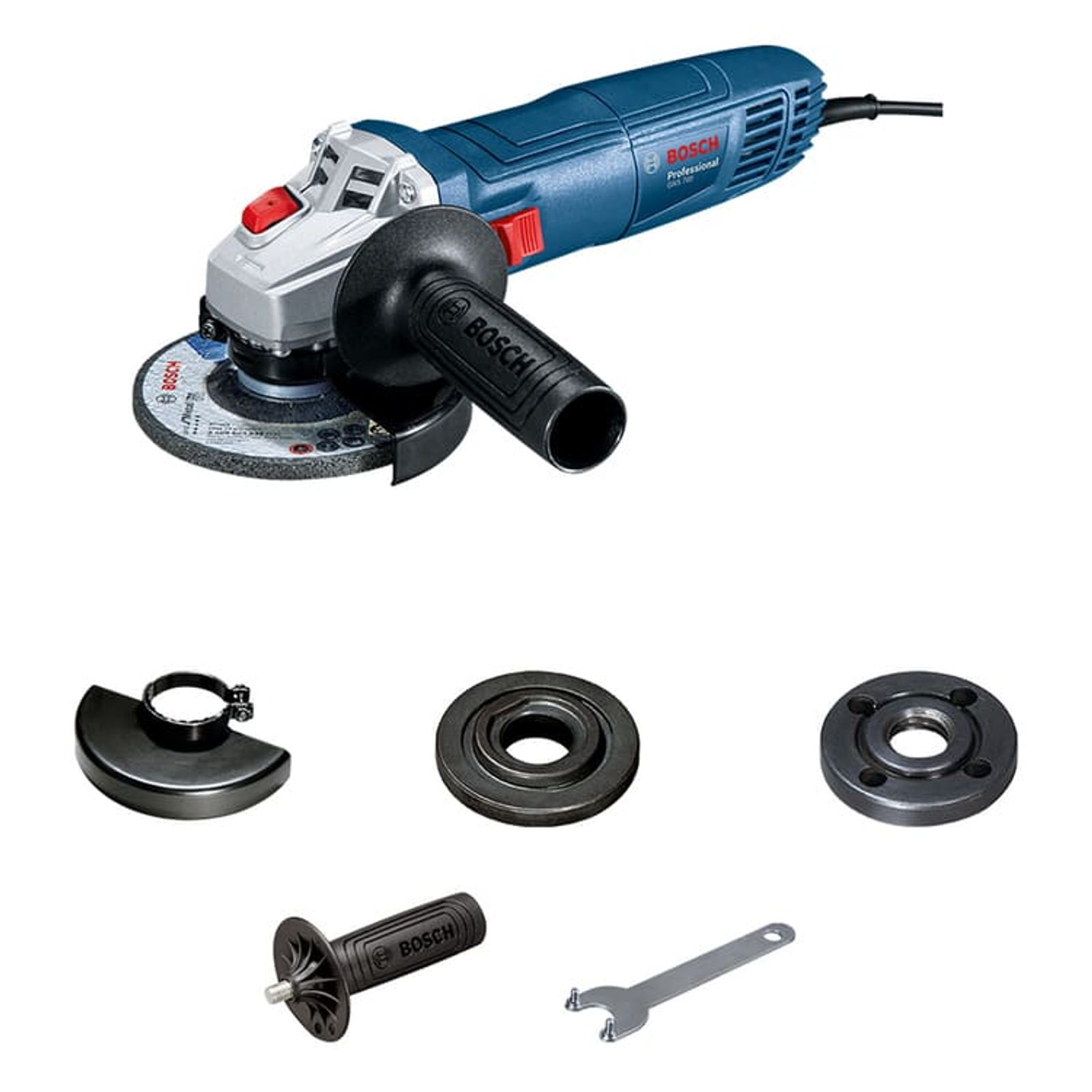36576653-1600-1600 Esmerilhadeira Angular 4.1/2" (115mm) 710W GWS 700 Bosch - Imagem 1