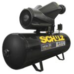 Compressor de Ar Audaz 5HP 20 Pés 200L 175 PSI 220/380V - Trifásico SCHULZ-MCSV20/200